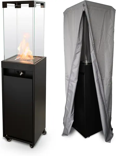 Faro – Terrassenheizer Gas schwarzer, 8kW tragbarer und…